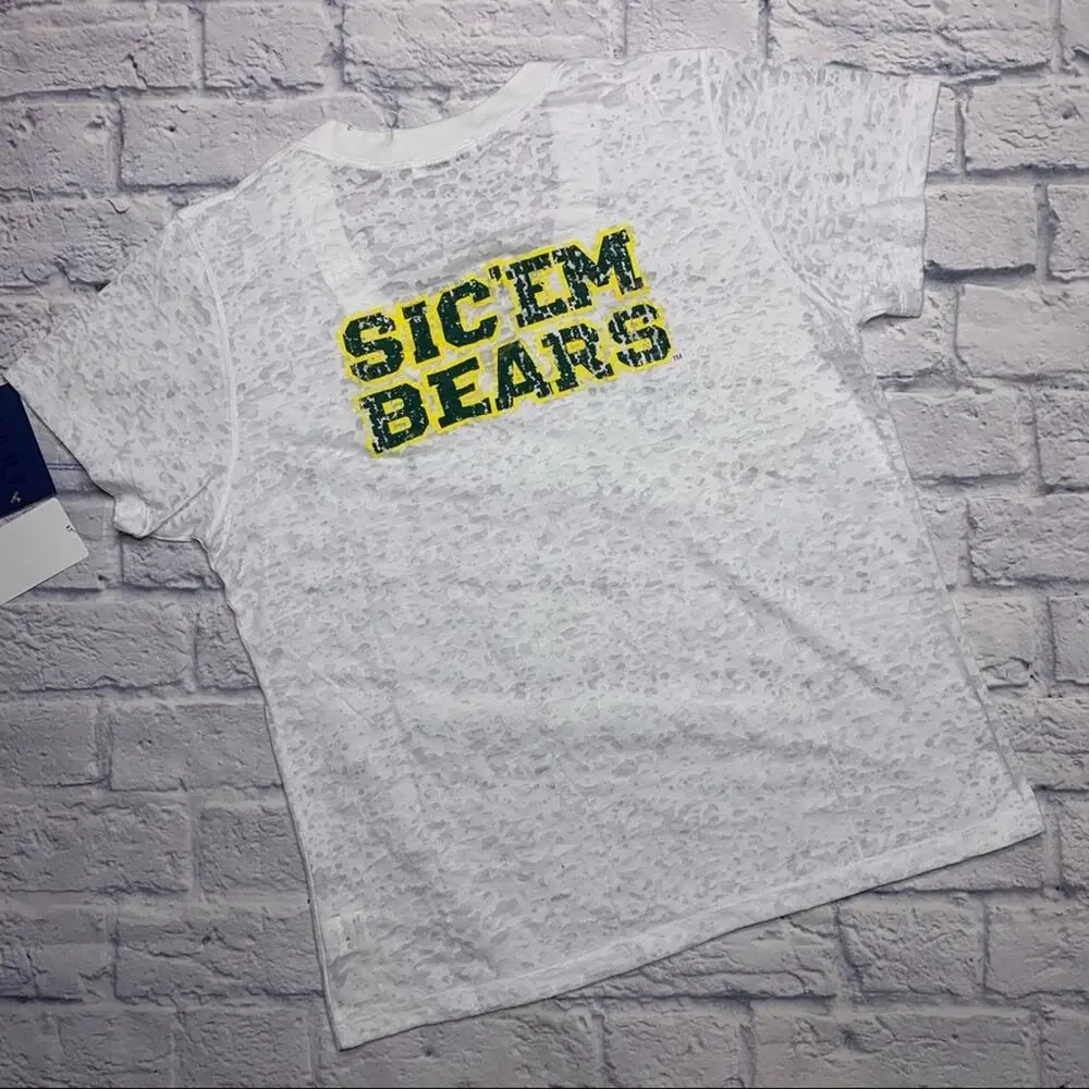 NEW NUYU Baylor Bears Deep V-Neck Burnout Tee - Picture 6 of 8